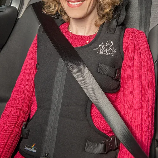 Only with 3-point safety belt