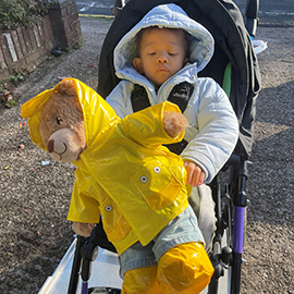 Ali in his buggy