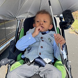 Ali in his buggy