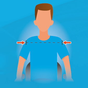 Chest Harness Measuring Diagram