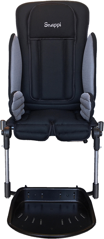 Snappi Cloud Pushchair in Black and Grey