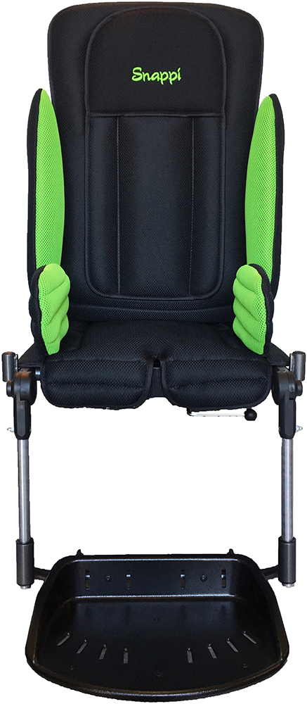 Snappi Cloud Pushchair in Black and Lime