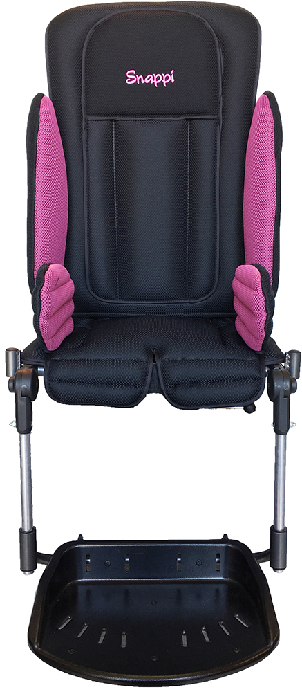 Snappi Cloud Pushchair in Black and Magenta