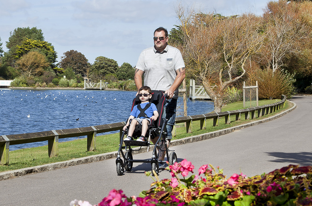 Family with Snazzi Pushchair